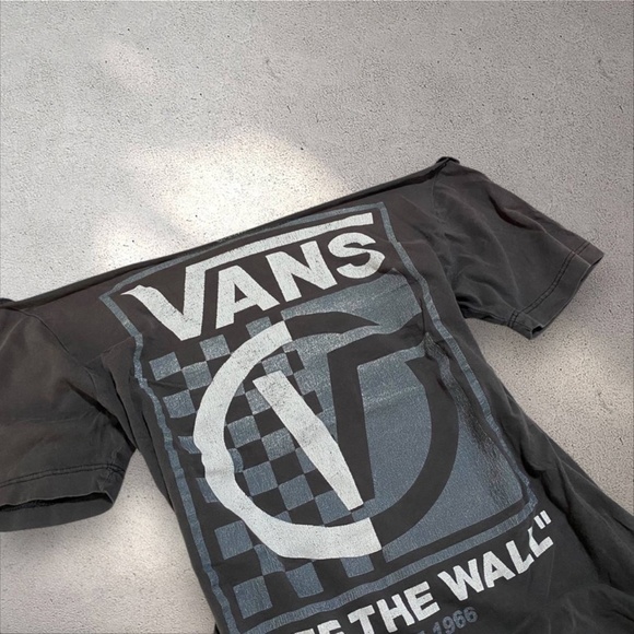 Vans Grey Off The Shoulder Top - Picture 1 of 6